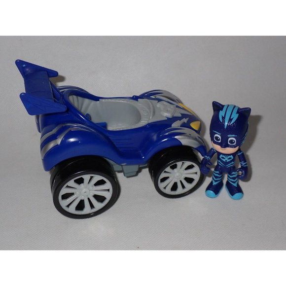 PJ Masks Power Racers‎ Catboy Push Along Car Vehicle With Figure - Picture 4 of 5